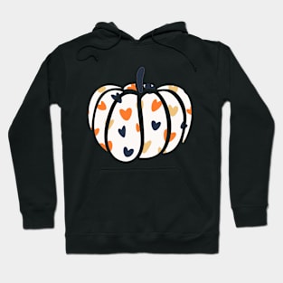 Pumpkin full of fall hearts Hoodie